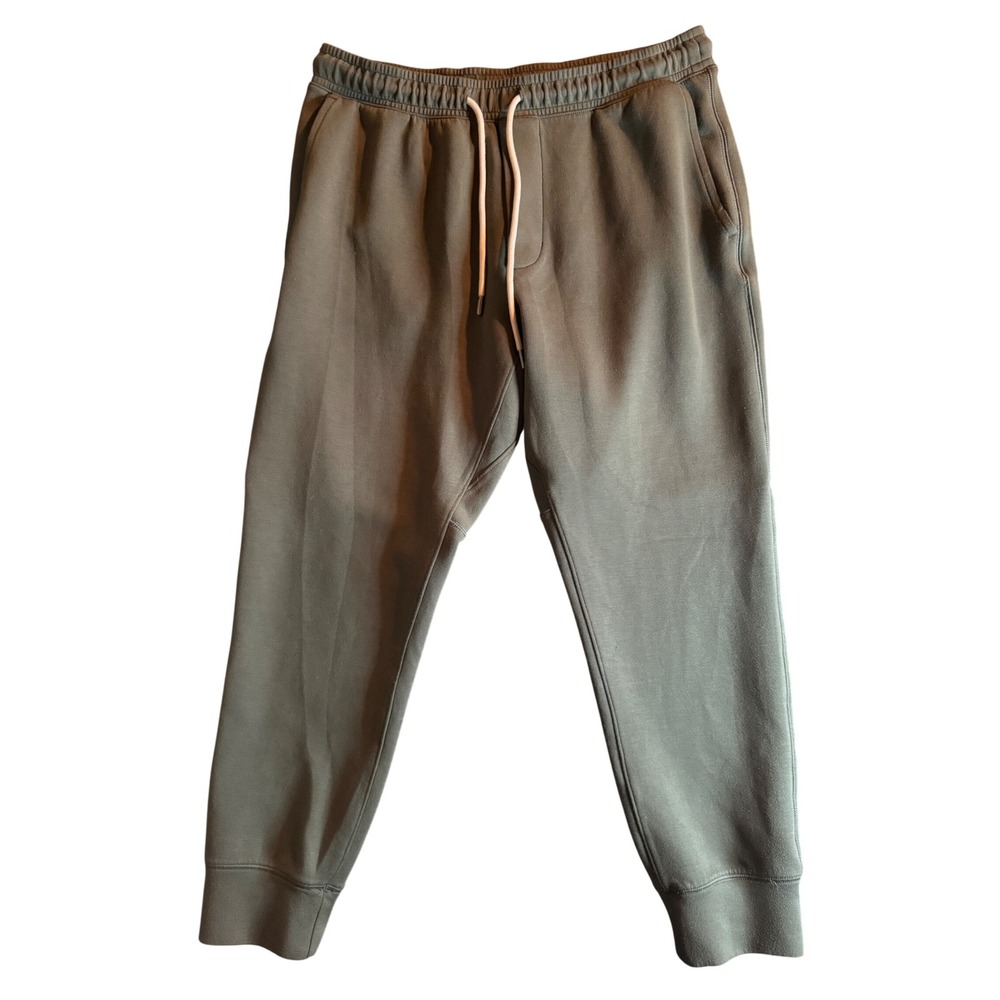 American Eagle Active Jogger Pants Mens Large Green Stretch Drawstring 0425